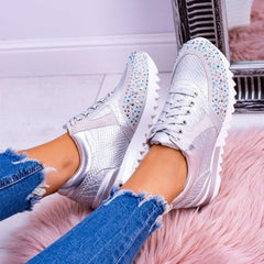 Embossed Fashion Sneakers for Women – Chic & Comfortable Style 3