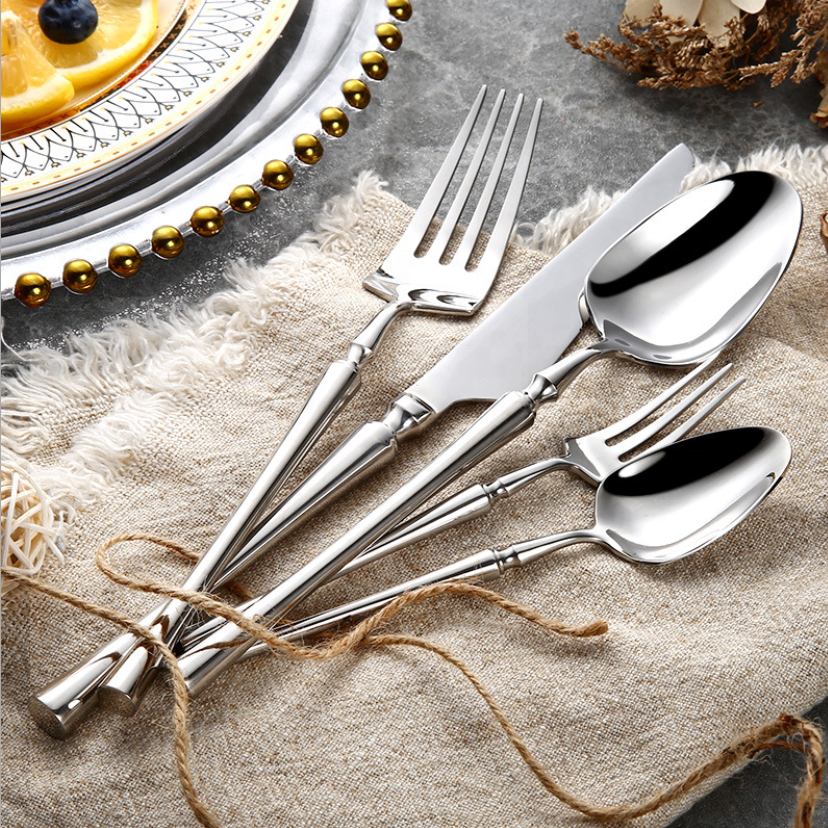 EssenceCutlery | 24-Piece Stainless Steel Tableware Set for Elegant Dining 0