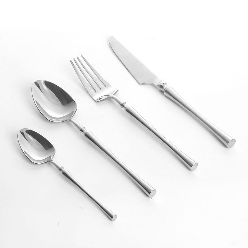EssenceCutlery | 24-Piece Stainless Steel Tableware Set for Elegant Dining 4