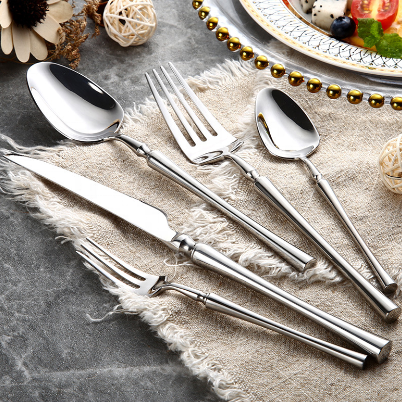 EssenceCutlery | 24-Piece Stainless Steel Tableware Set for Elegant Dining 6