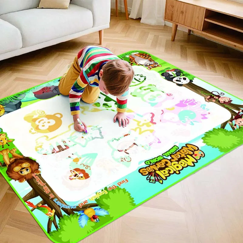 Extra Large Water Doodle Mat for Kids – Mess-Free Educational Doodle Mat with Multiple Themes 4