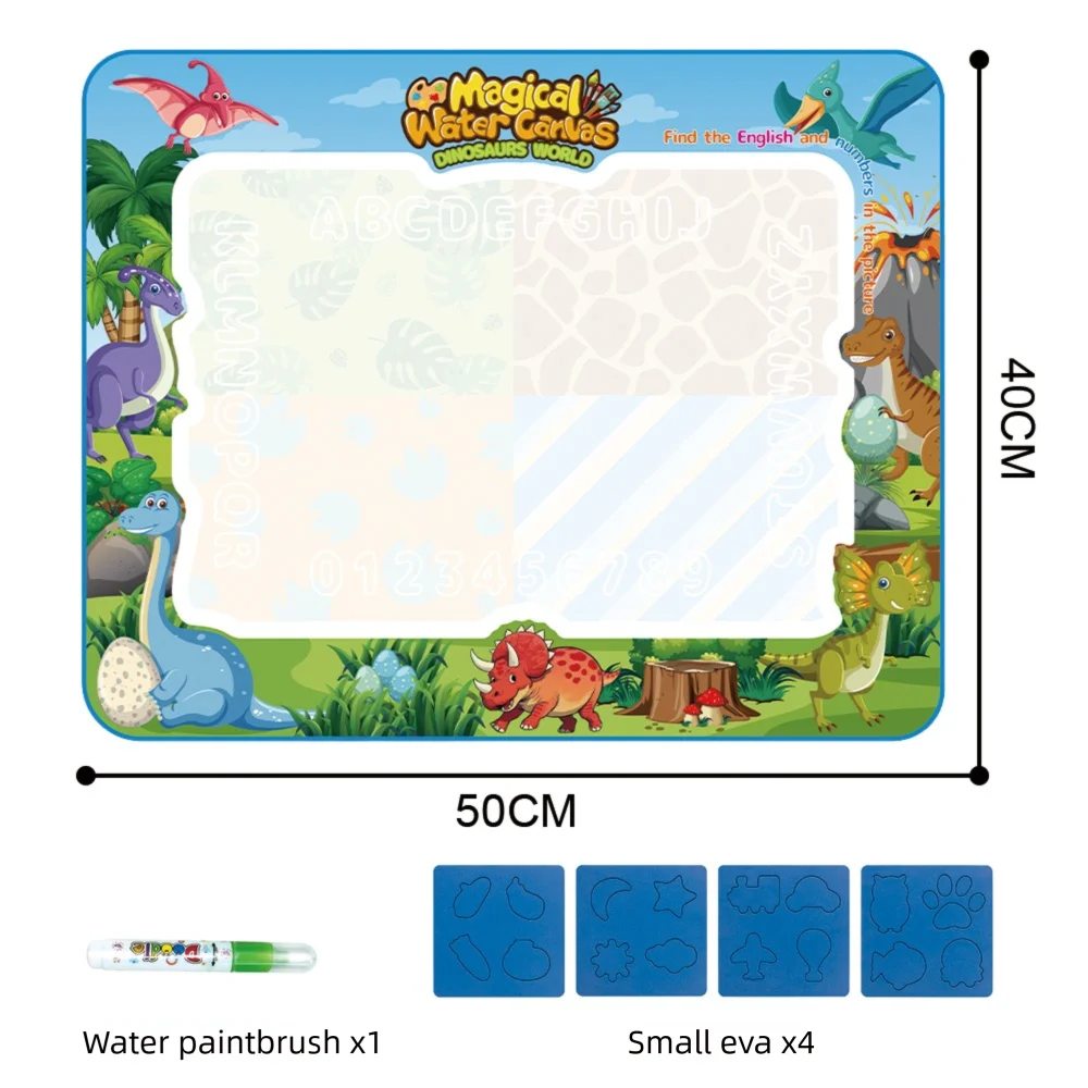 Extra Large Water Doodle Mat for Kids – Mess-Free Educational Doodle Mat with Multiple Themes 6