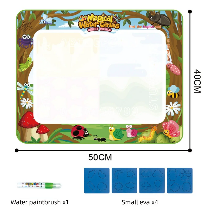 Extra Large Water Doodle Mat for Kids – Mess-Free Educational Doodle Mat with Multiple Themes 7
