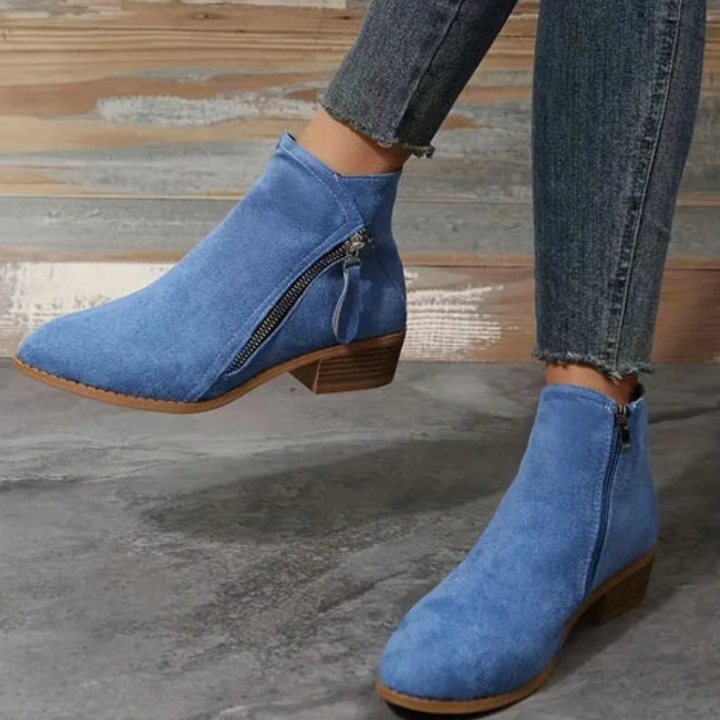 Fallonie | Women's Casual Ankle Boots | Low Heels 0