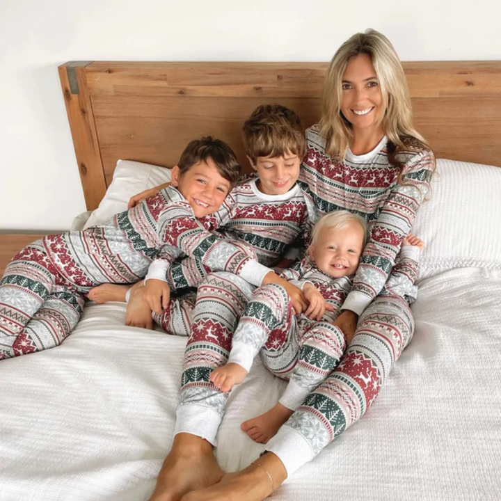 Family Christmas Pajama Set Matching Soft Fabric for All Ages 0