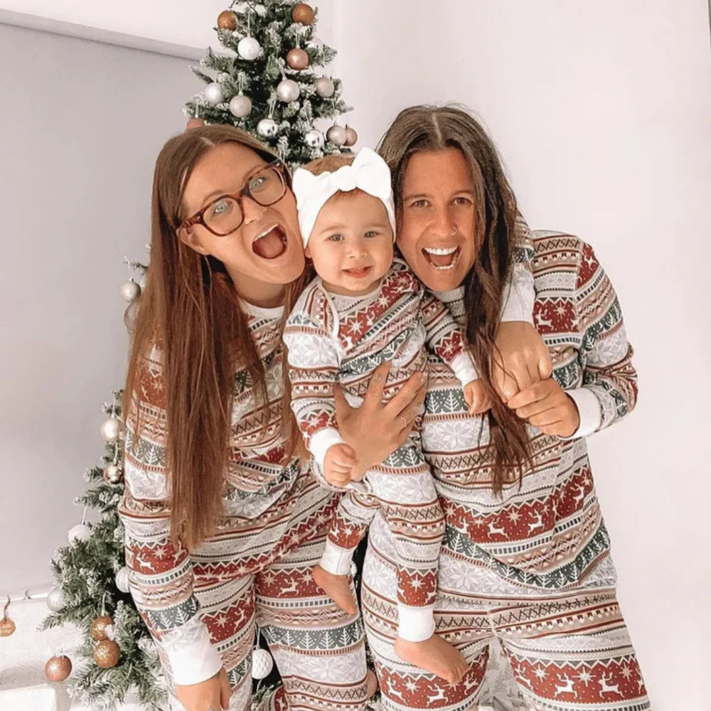 Family Christmas Pajama Set Matching Soft Fabric for All Ages 1