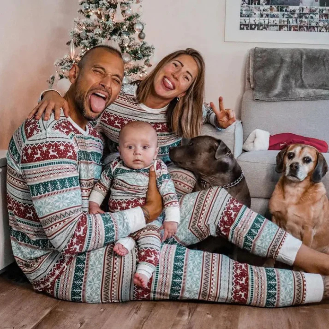 Family Christmas Pajama Set Matching Soft Fabric for All Ages 2