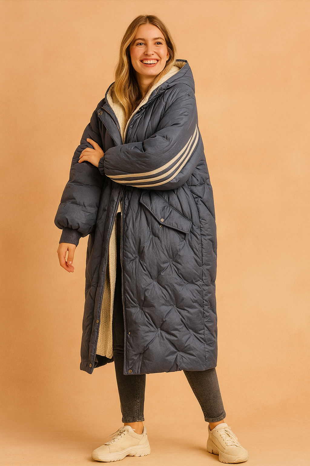 Farraha | Women's Long Quilted Jacket 1