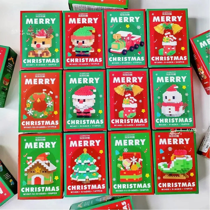 FestiveBlocks | Creative Building Toy Set for Family Holiday Fun 3