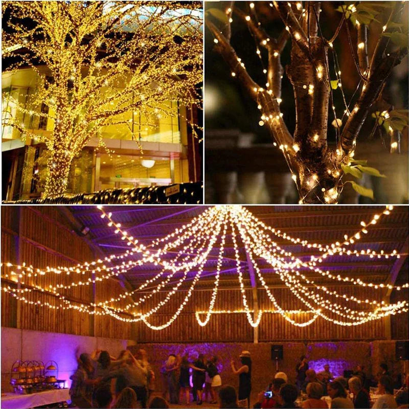 FestiveLight – Solar-Powered Outdoor LED String Lights for Garden Decor 1