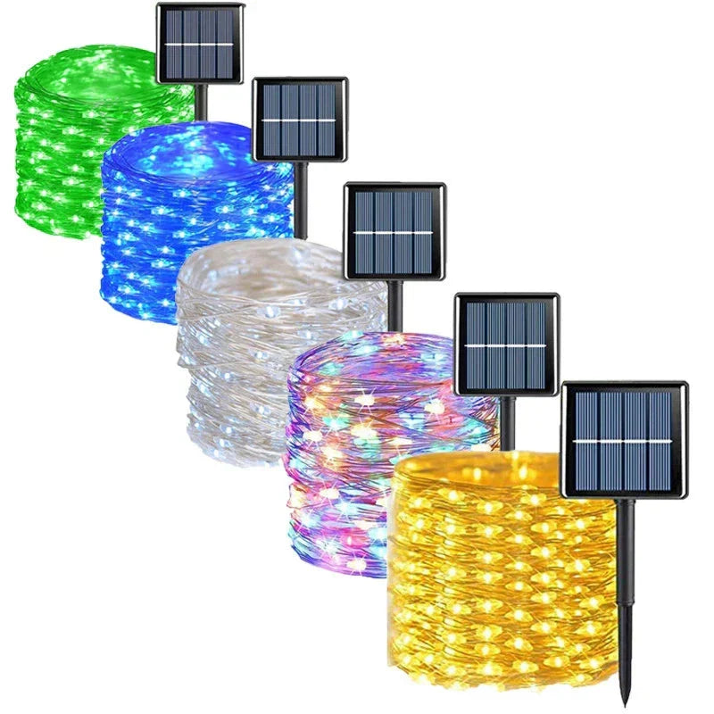 FestiveLight – Solar-Powered Outdoor LED String Lights for Garden Decor 3