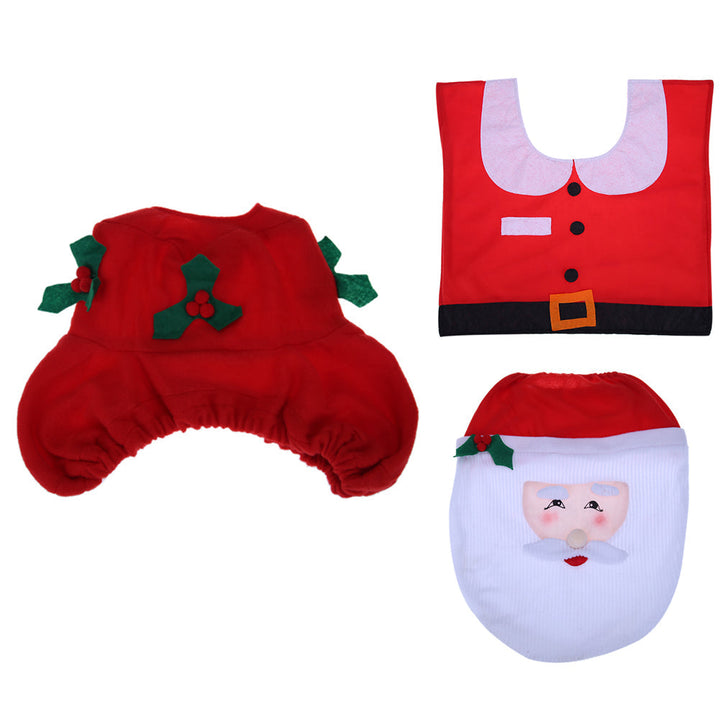 FestiveSanta | Santa Claus Bathroom Mat for Christmas Homes 0