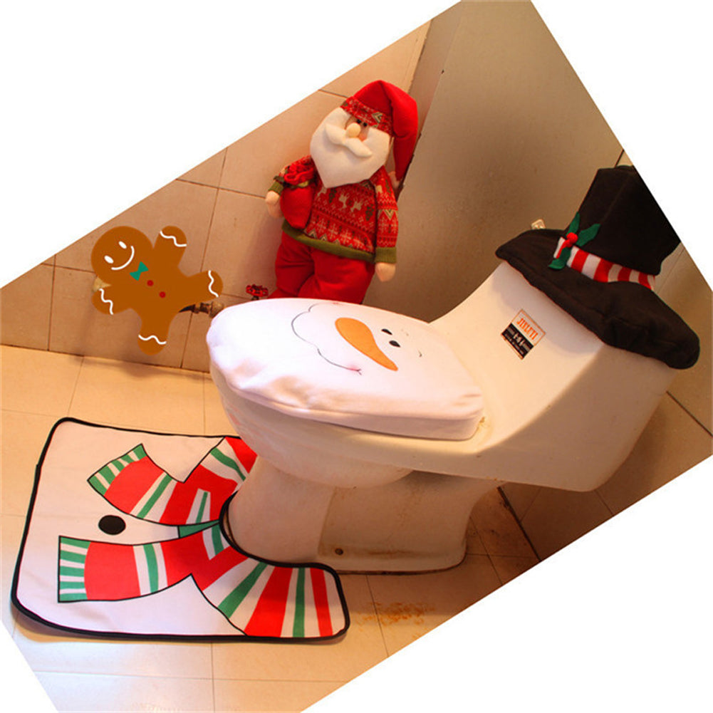 FestiveSanta | Santa Claus Bathroom Mat for Christmas Homes 4