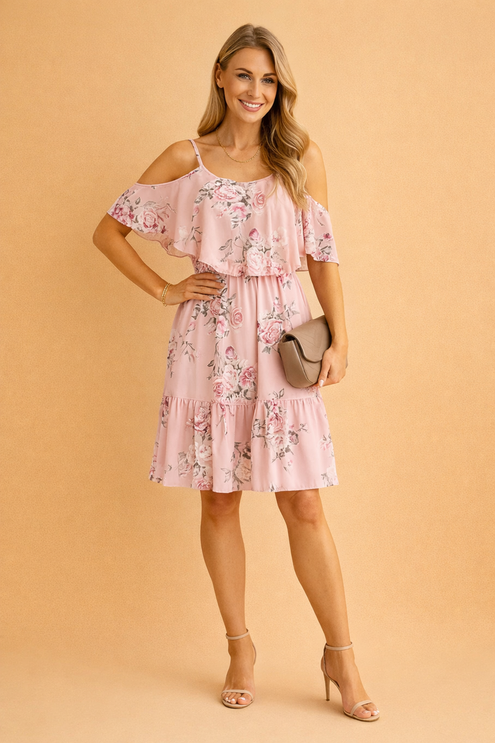 Diana | Robe d'été en chiffon à fleurs