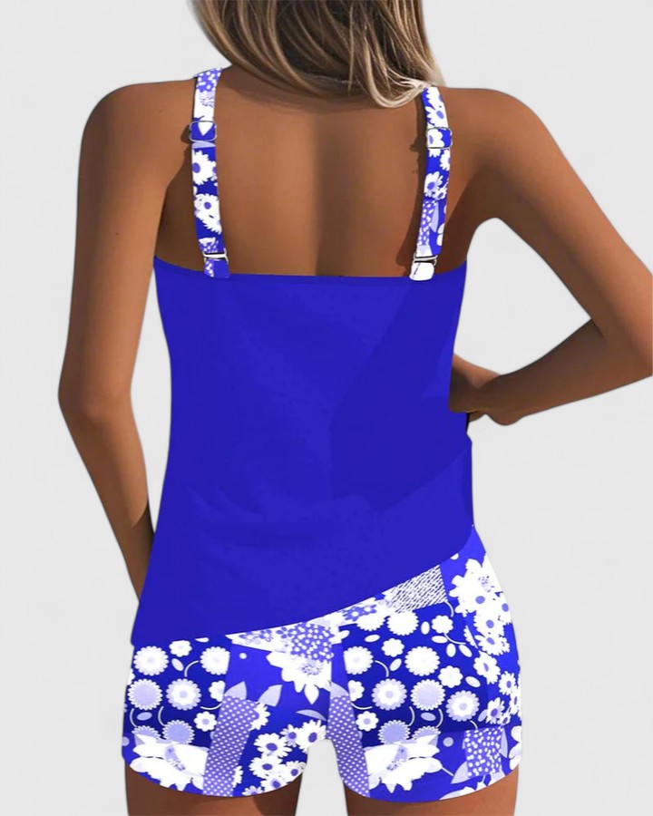 Floral Print Tankini Swimsuit for Women - Stylish Tankini Sets for Summer Swimwear 2