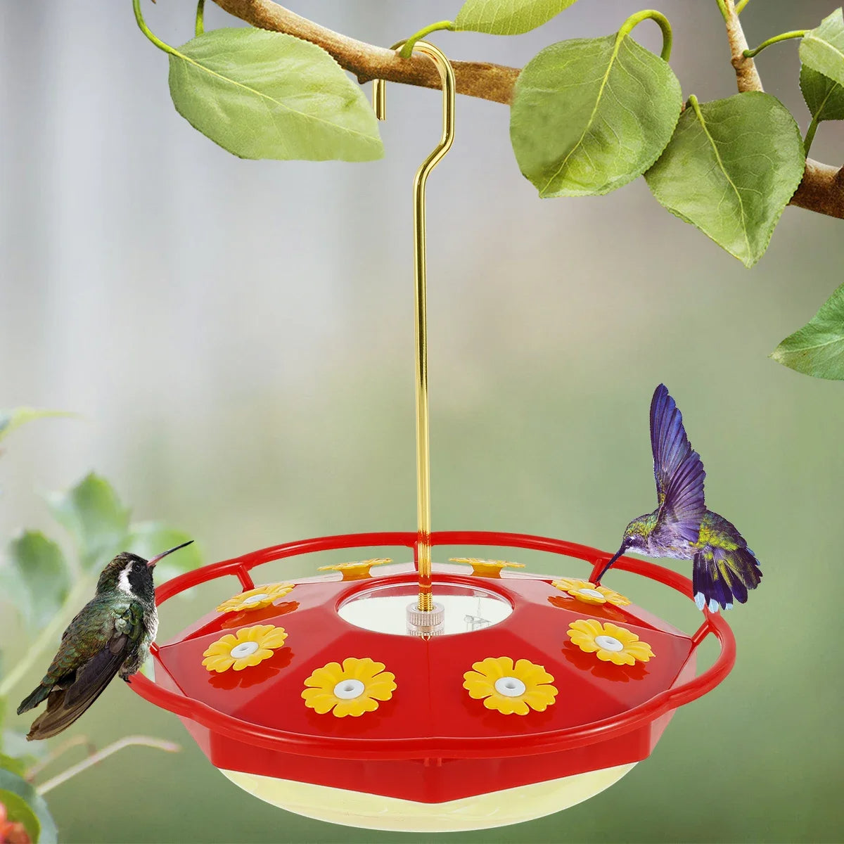 Flower-shaped hummingbird feeder 0