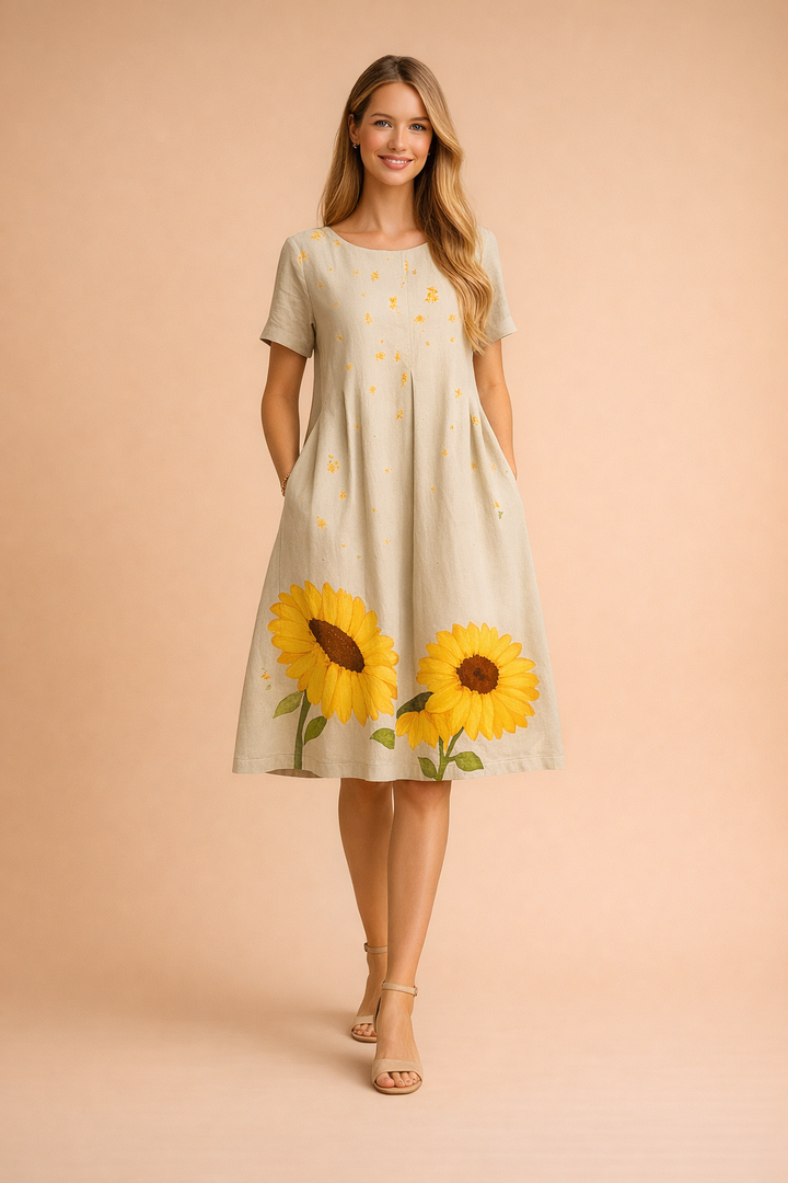 Lottie | Flowy Floral Boho Dress