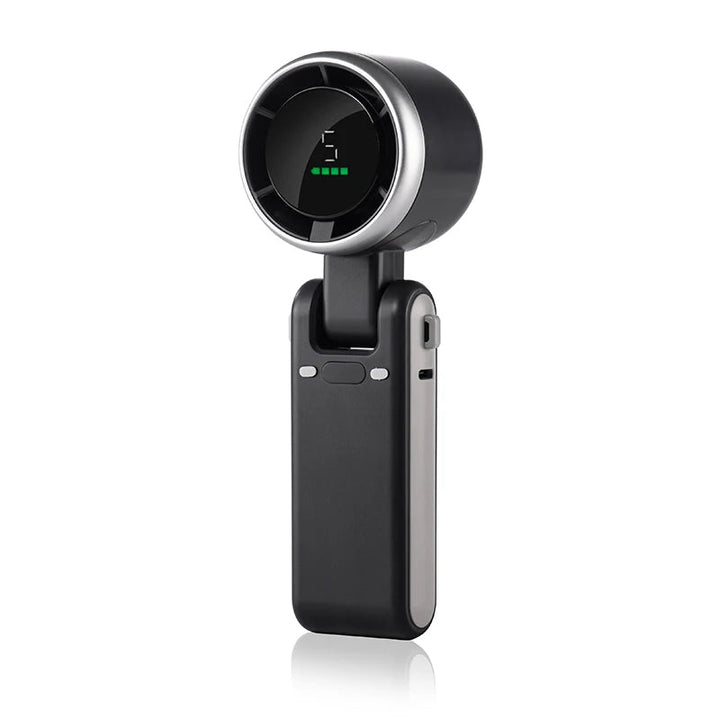 Foldable Handheld Turbo Fan with Digital Display 0