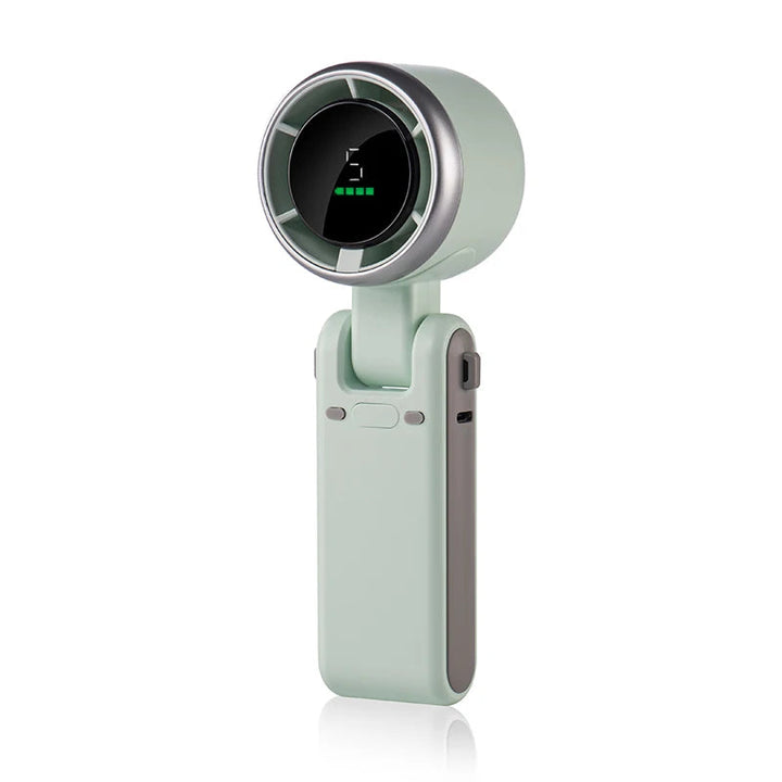 Foldable Handheld Turbo Fan with Digital Display 5