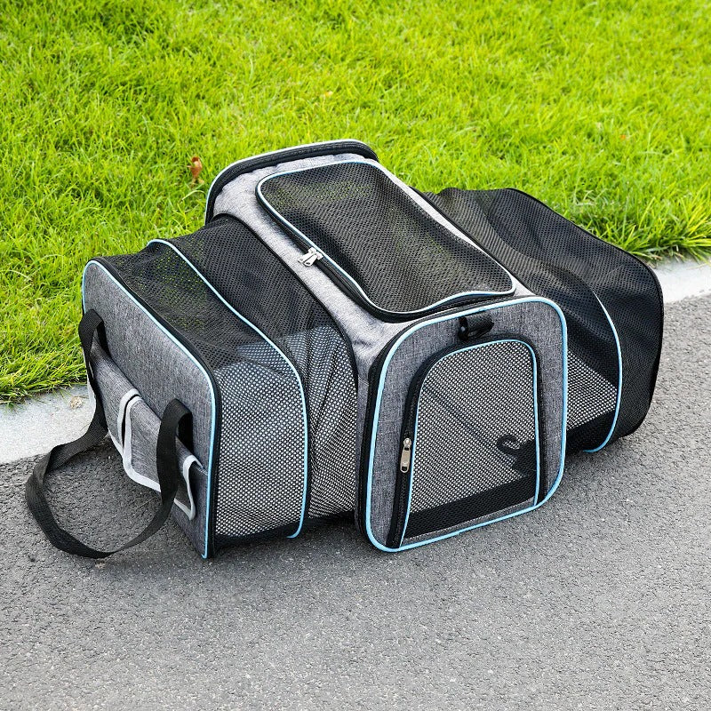 Foldable pet carrier bag 1