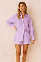 Freya | Casual Breathable Blouse and Crop Set 1