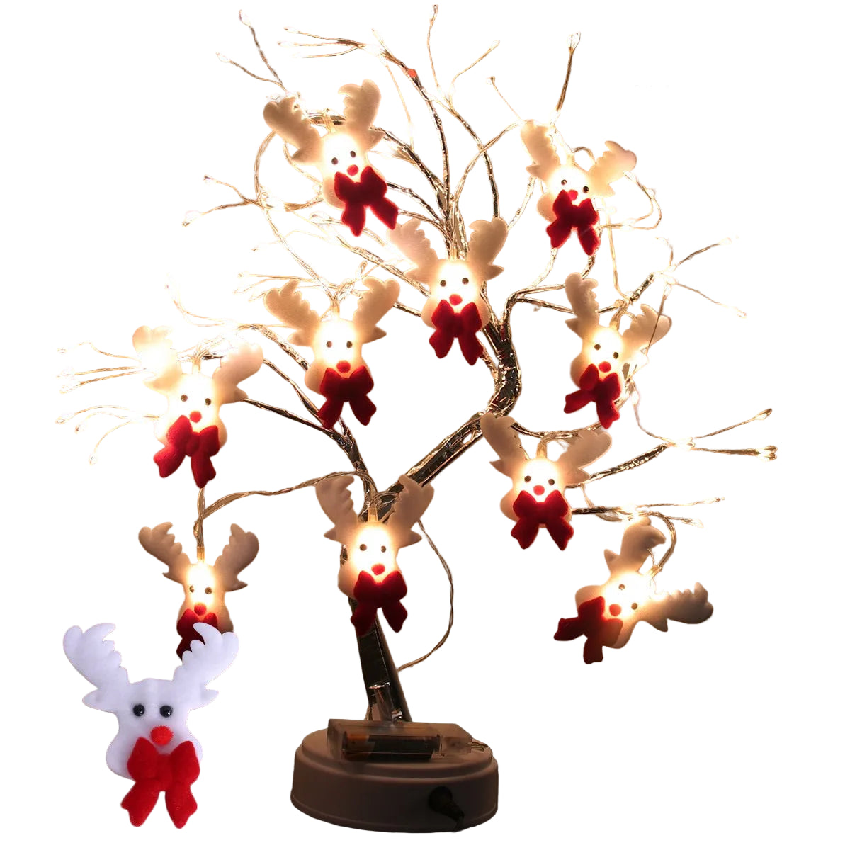 FrostyGlow – Snowman Tree Lights with White LED Illumination 7
