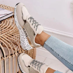 Glittery Chunky Sneakers for Women – Stylish & Comfortable 1