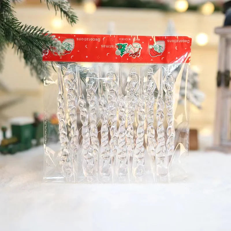 GlossIce | Crystal Icicle Ornaments for Elegant Christmas Trees 0