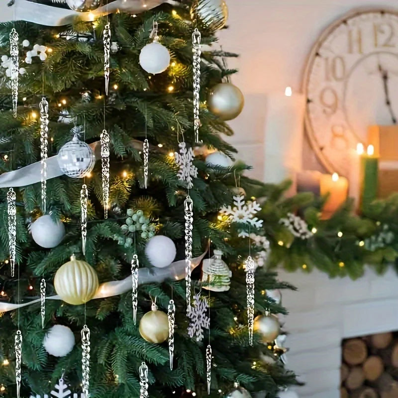 GlossIce | Crystal Icicle Ornaments for Elegant Christmas Trees 3