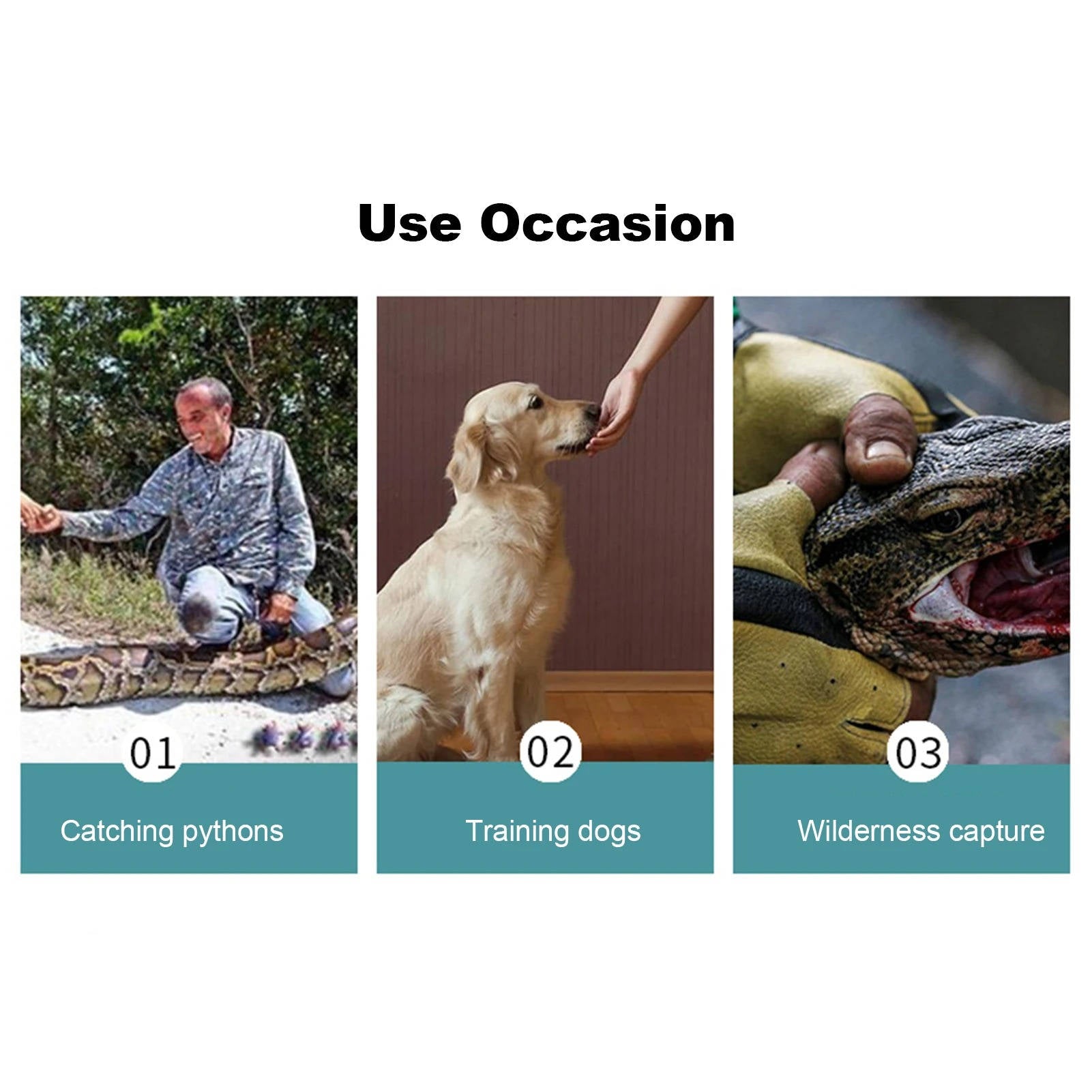 Gloves with bite protection 2