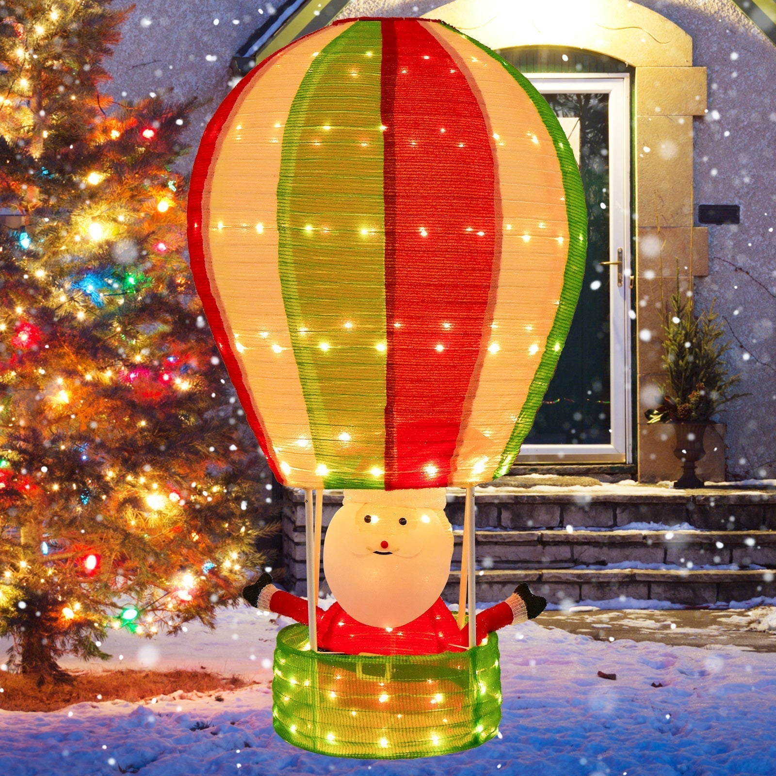 GlowBalloon – Pop-Up Inflatable Christmas Balloon with Internal LEDs 1