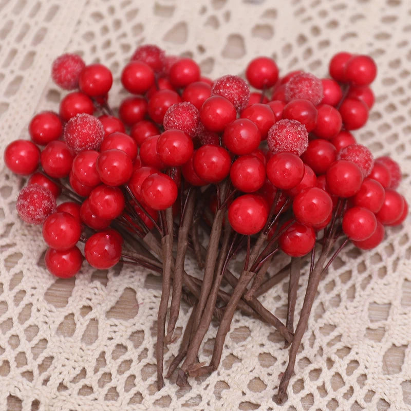 Golden Elegance | Christmas Tree Bouquet Set for Festive Decor 4