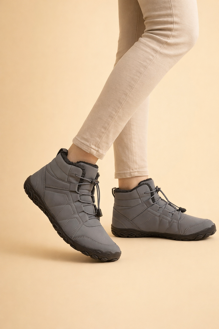 Chaussures d'hiver pieds nus imperméables pour unisexe – Confort et soutien articulaire