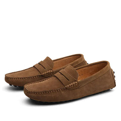 HUGO - Italian-style suede loafers 0