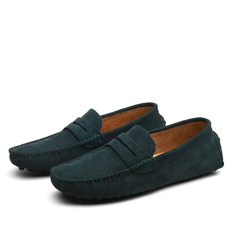 HUGO - Italian-style suede loafers 1