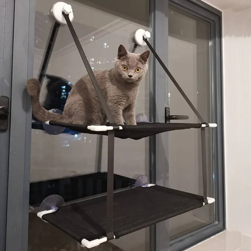 Hammock with window for cats 1