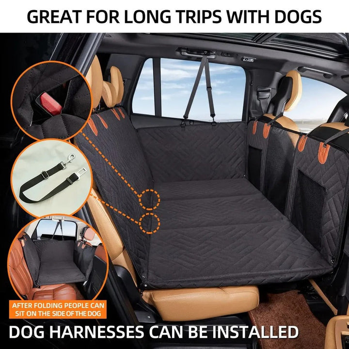 Hard bottom in the car seat for dogs 2