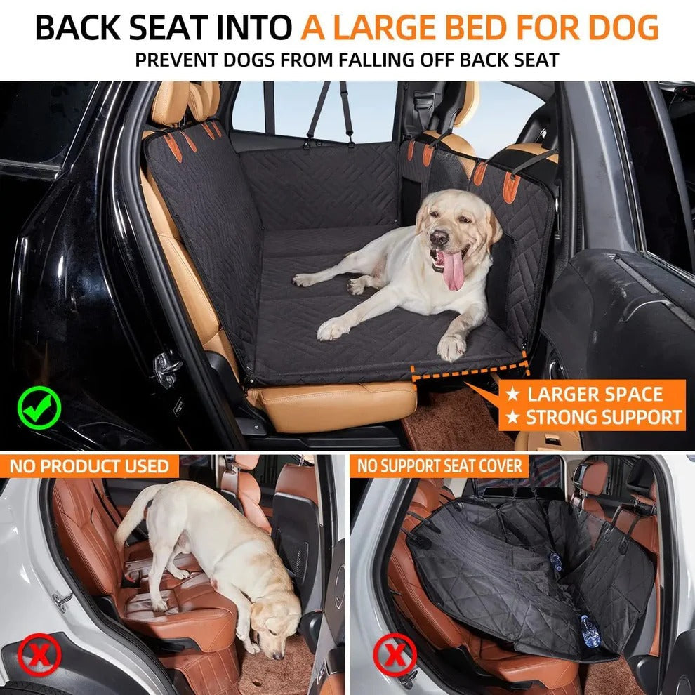Hard bottom in the car seat for dogs 3
