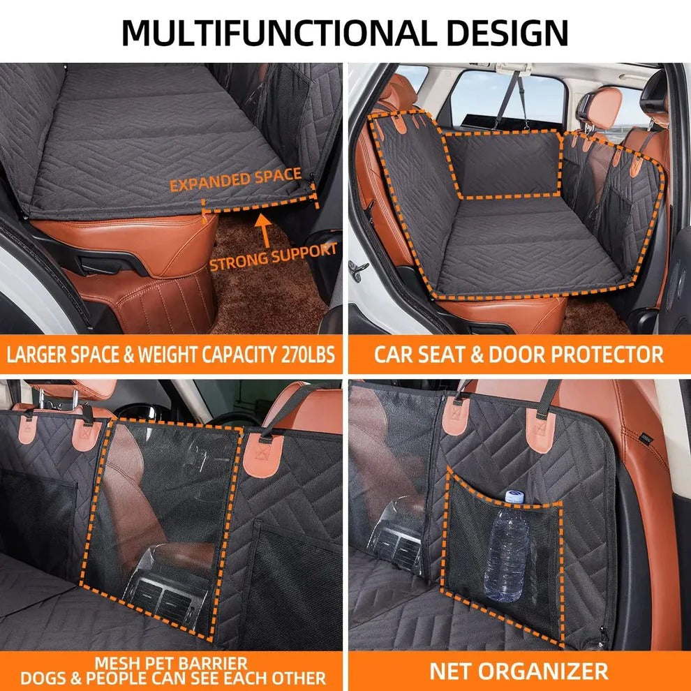 Hard bottom in the car seat for dogs 4