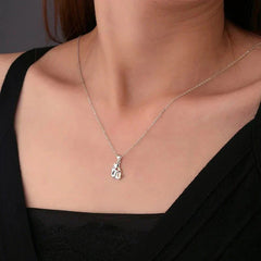 Heart-Shaped Pendant with Matching Earrings – Elegant Jewelry Set 2