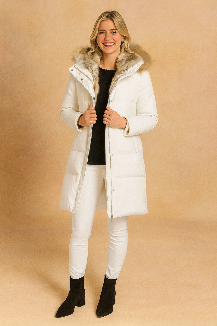 Herminy | Long Winter Parka with Hood 0