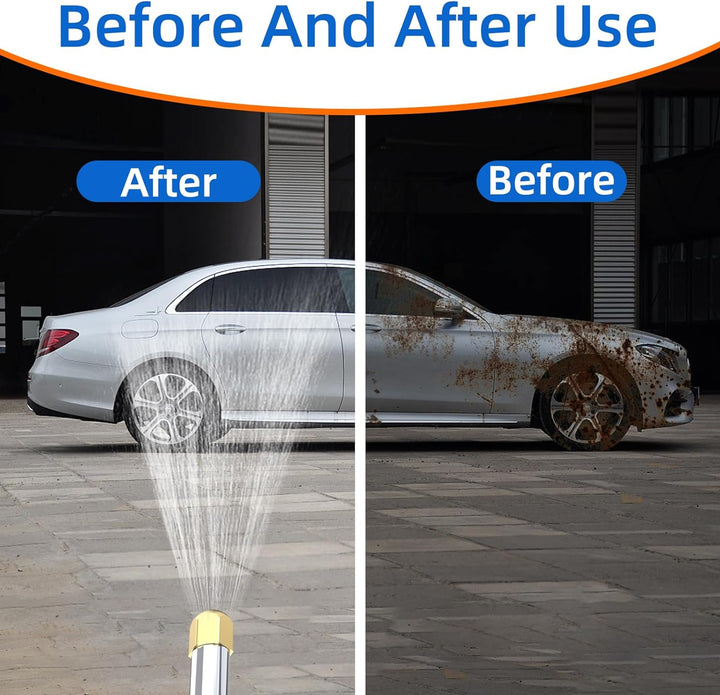 High-Pressure Washer Spray Nozzle Car Wash Water Hose 4