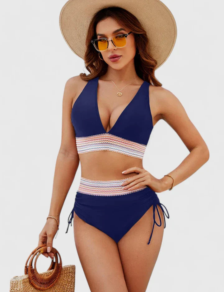 High-Waisted Women’s Bikini Swimsuit Set for Summer Beach Days 5