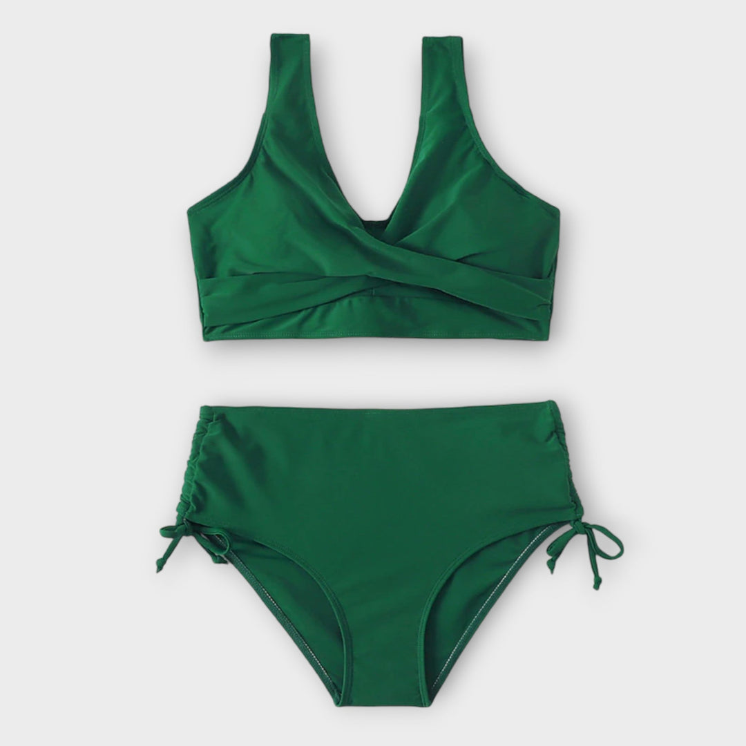 High Waisted Bikini Set for Women - Stylish Two-Piece Swimwear for Summer Fun 4