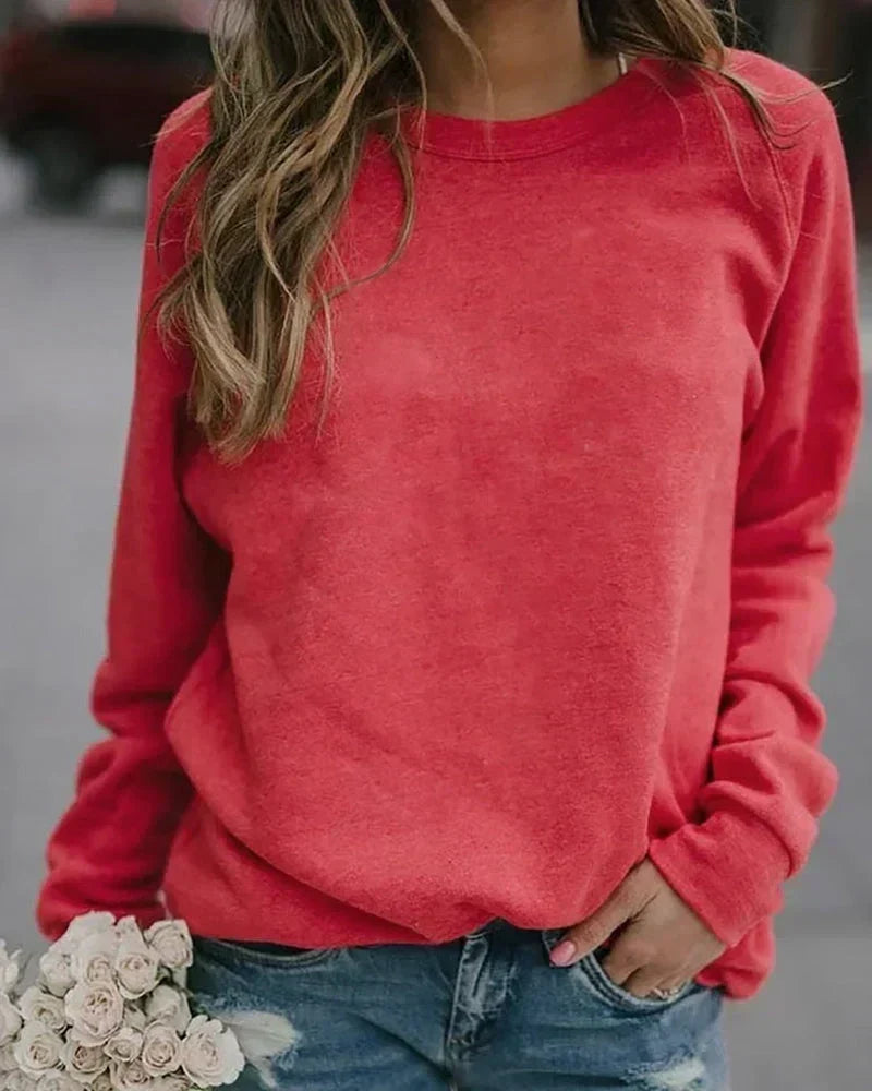 Hildegard | Raglan-Sweatshirt mit Rundhalsausschnitt 0