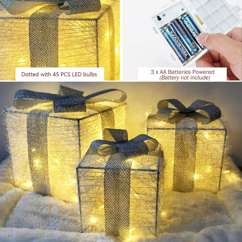 HolidayPresents | LED Gift Box Decoration Lights Set 1
