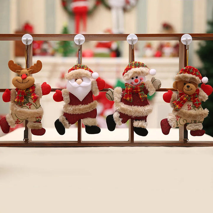 HolidaySpark – 4-Piece Shiny Christmas Ornament Ball Set for Tree Decoration 2
