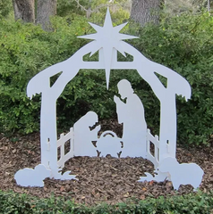 Holy Night Outdoor Christmas Nativity Set 0