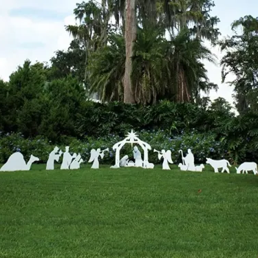 Holy Night Outdoor Christmas Nativity Set 4