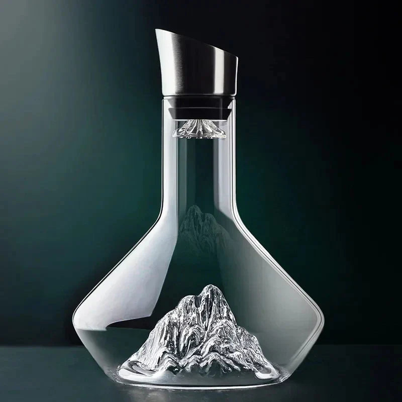 Iceberg Crystal | Handmade Lead-Free Wine Decanter 1500ml 0
